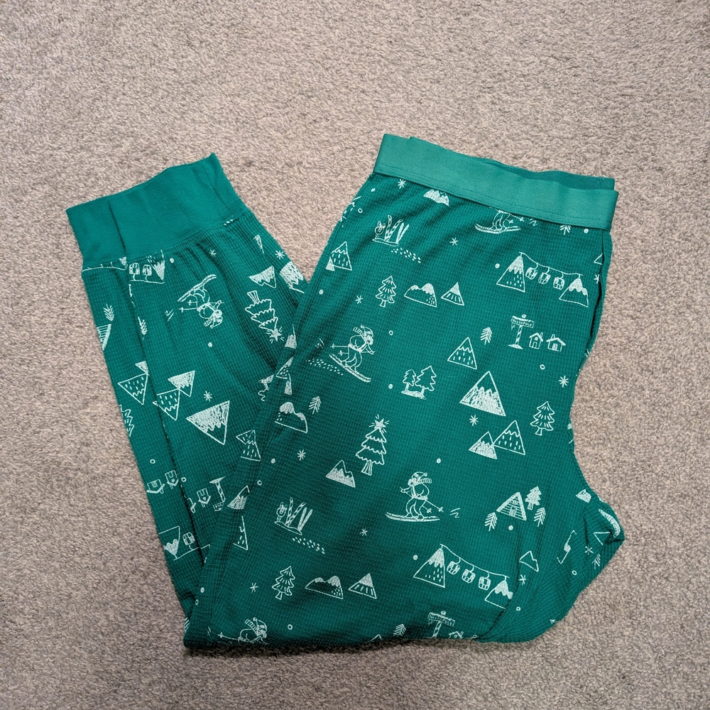 3 For $18 Wondershop Teal Adventure Print Pajama Bottoms - Picture 2 of 6